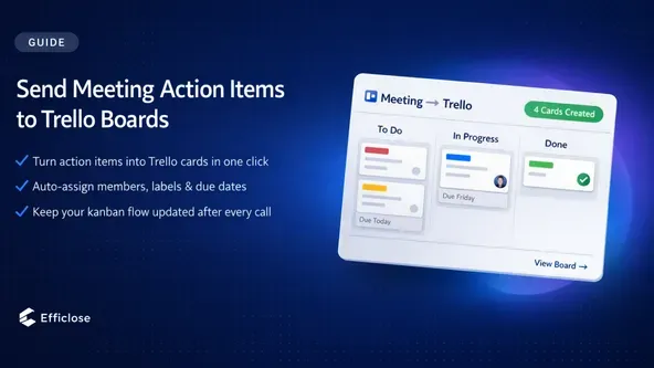How to Create Action Items from Meeting Notes in Trello