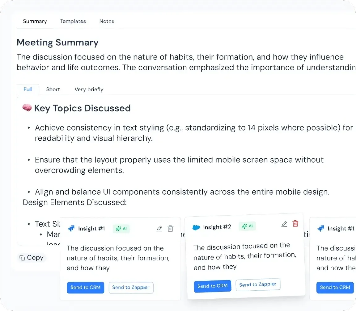 Comprehensive AI Summaries